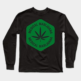 Medical Marihuana Badge Long Sleeve T-Shirt